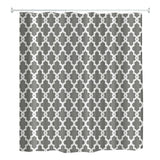 Geometric Water Resistant Shower Curtain