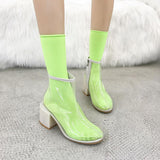 Transparant Clear View Fashion Boots