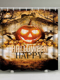 Happy Halloween Pumpkin Skull Chuser Curtain