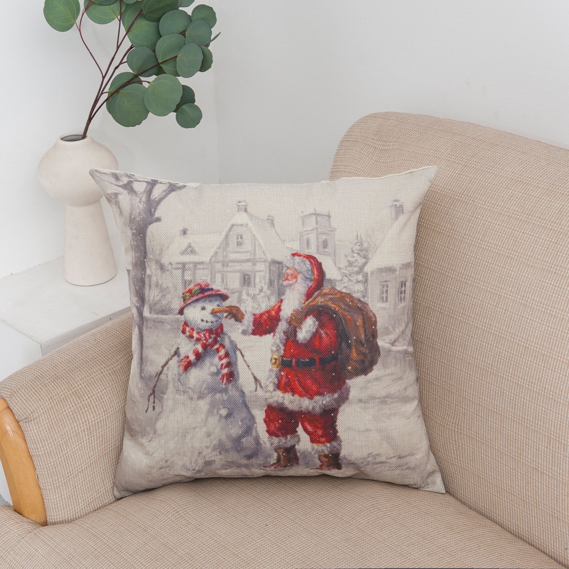Happy Holiday Christmas Pillow Covers-Theone Apparel