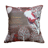 Happy Holiday Christmas Pillow Covers