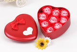 I Love You 100 pc Flower Rose in Heart Shaped Box