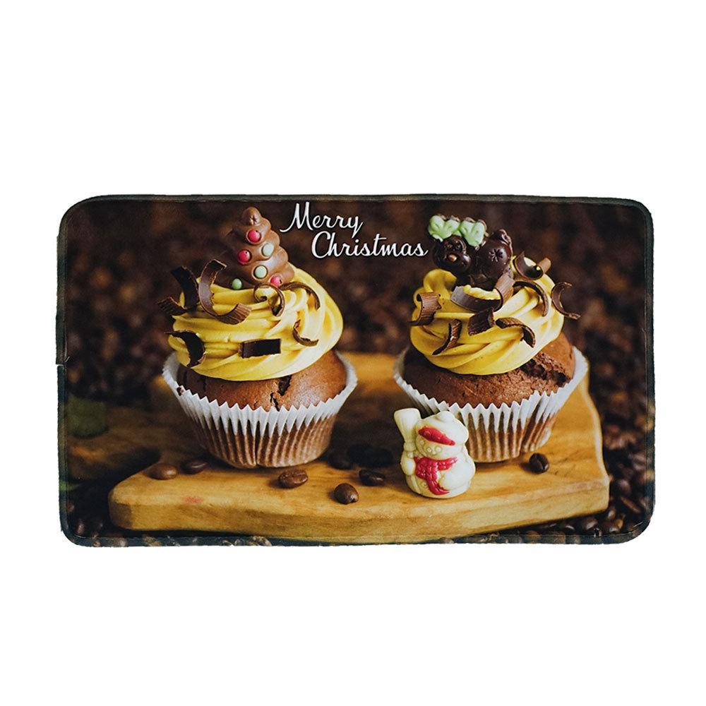 Holiday Cheer Christmas Greetings Door Mat-Theone Apparel