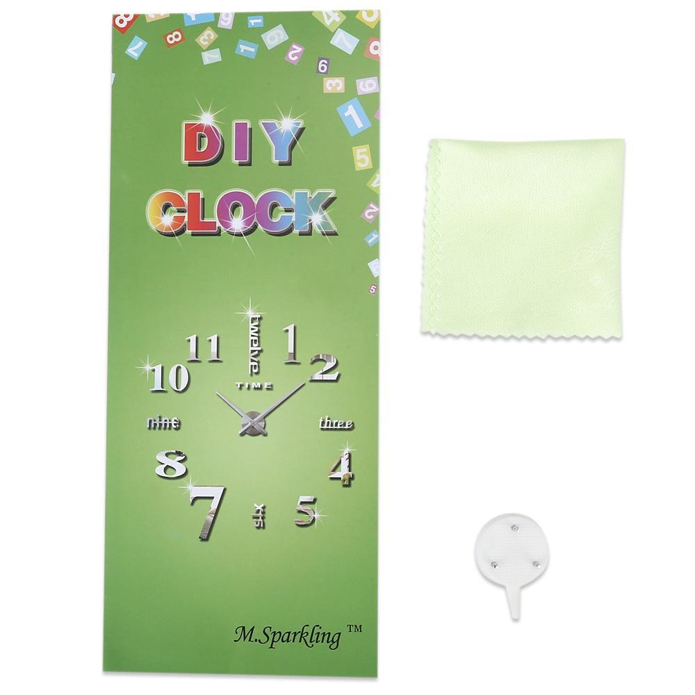 In-Home 3D Number Figures Wall Clock