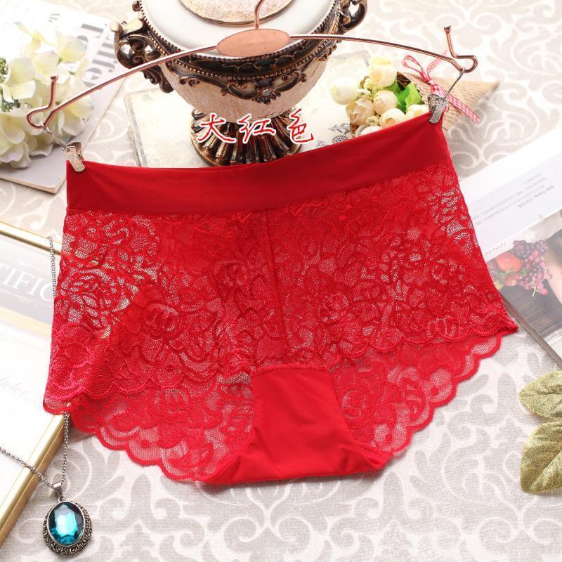 In Love with Lace Cheeky Hipster Panty-Red-Theone Apparel
