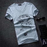 Camiseta con estampado del beso del dragón
