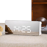 LED Time and Temperature Mirror Clock