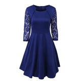 Lace Sleeve Bolero Cape Dress Set
