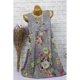 Lace and Bouquets Summer Dress