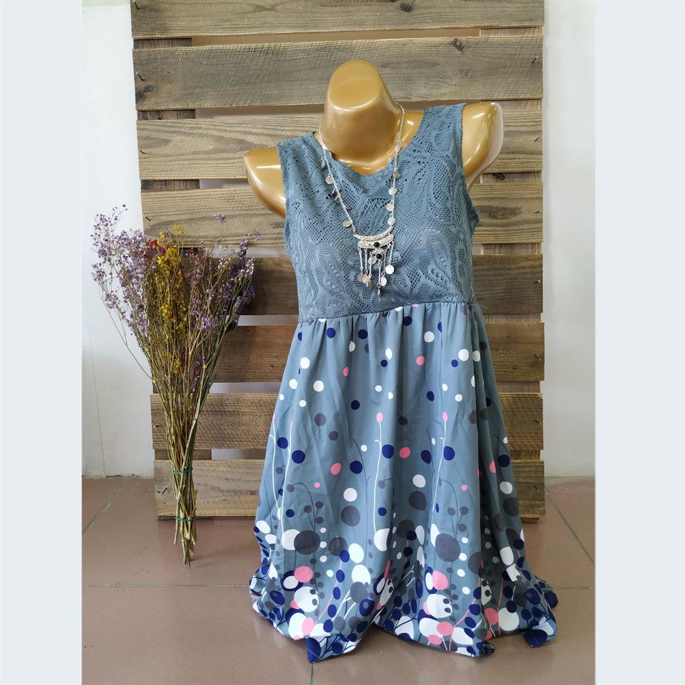 Lacy Dots Strapless Summer Dress-Theone Apparel