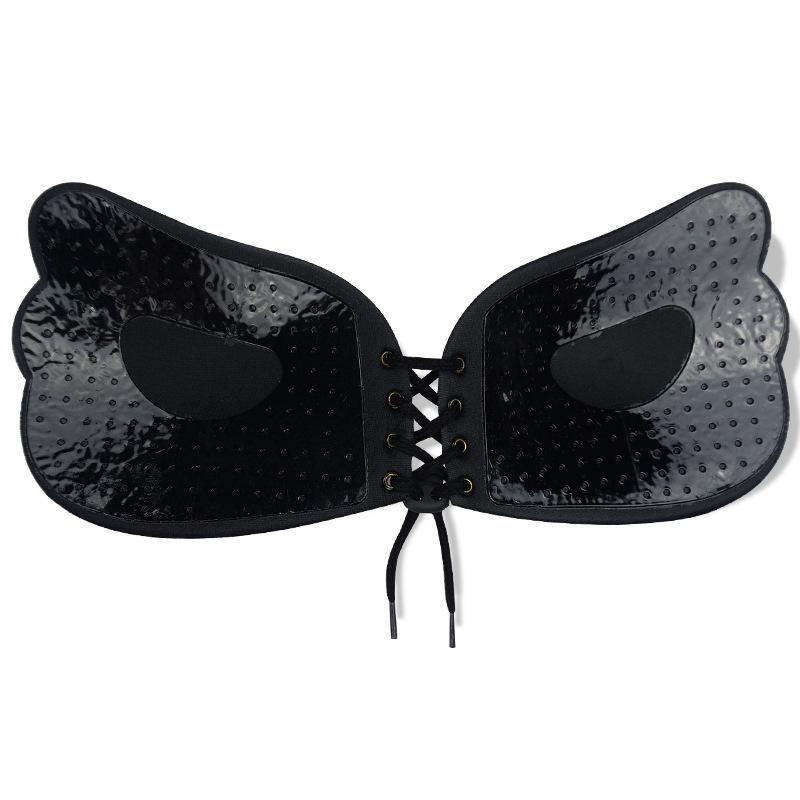 Ladies Strapless Front Tying Bra-Black-Theone Apparel