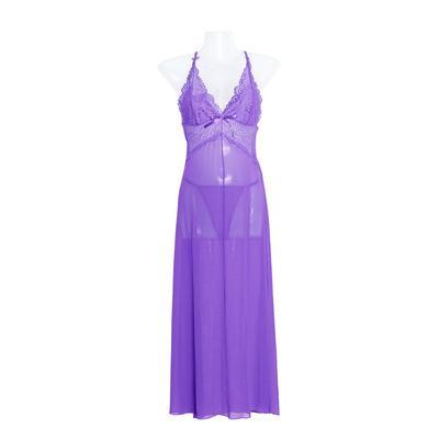 fitted lace wedding dress Long Lacy Halter Style Lingerie Dress