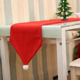 Long Red Tablecloth for Christmas Parties