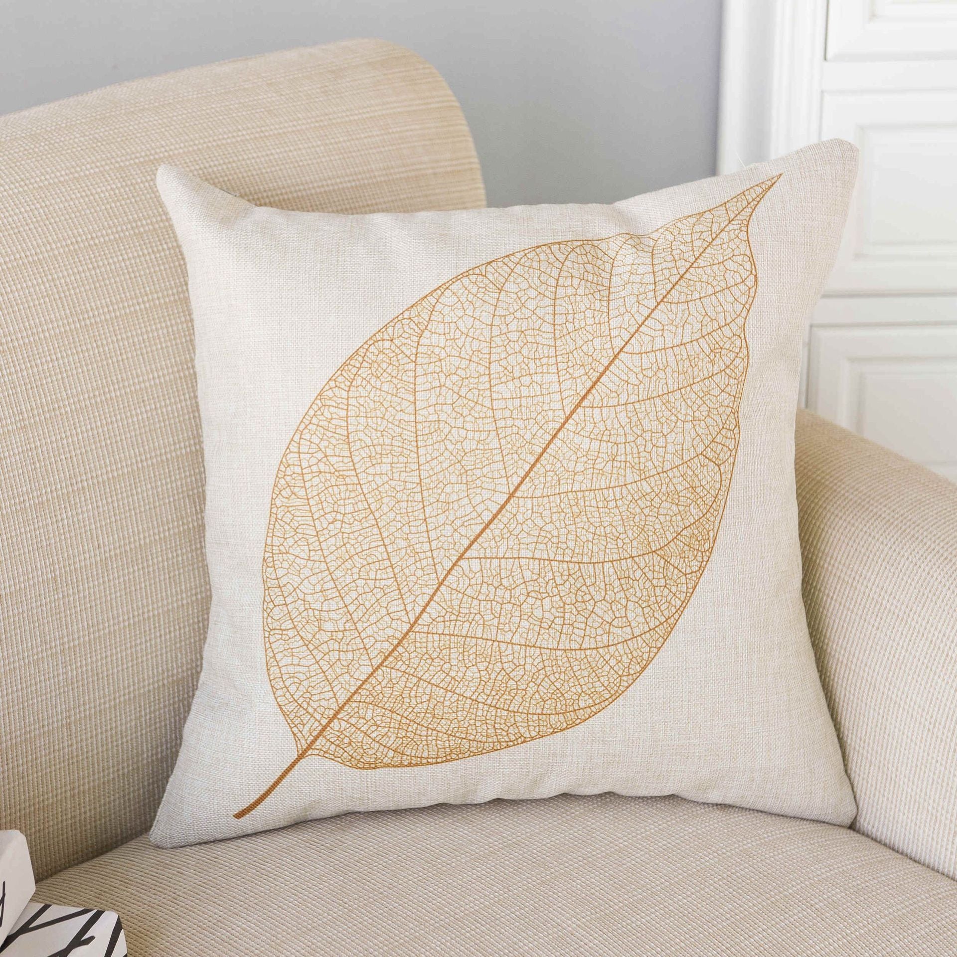 Lost in Leaves Printed Pillow Covers-Theone Apparel