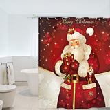 Merry Christmas Santa Shower Curtain