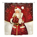Merry Christmas Santa Shower Curtain