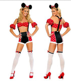 Mini Mouse Polka Dot Lingerie With Stockings