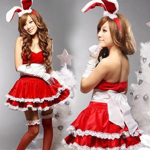 Naughty Bunny Rabbit Girls Costume-Theone Apparel