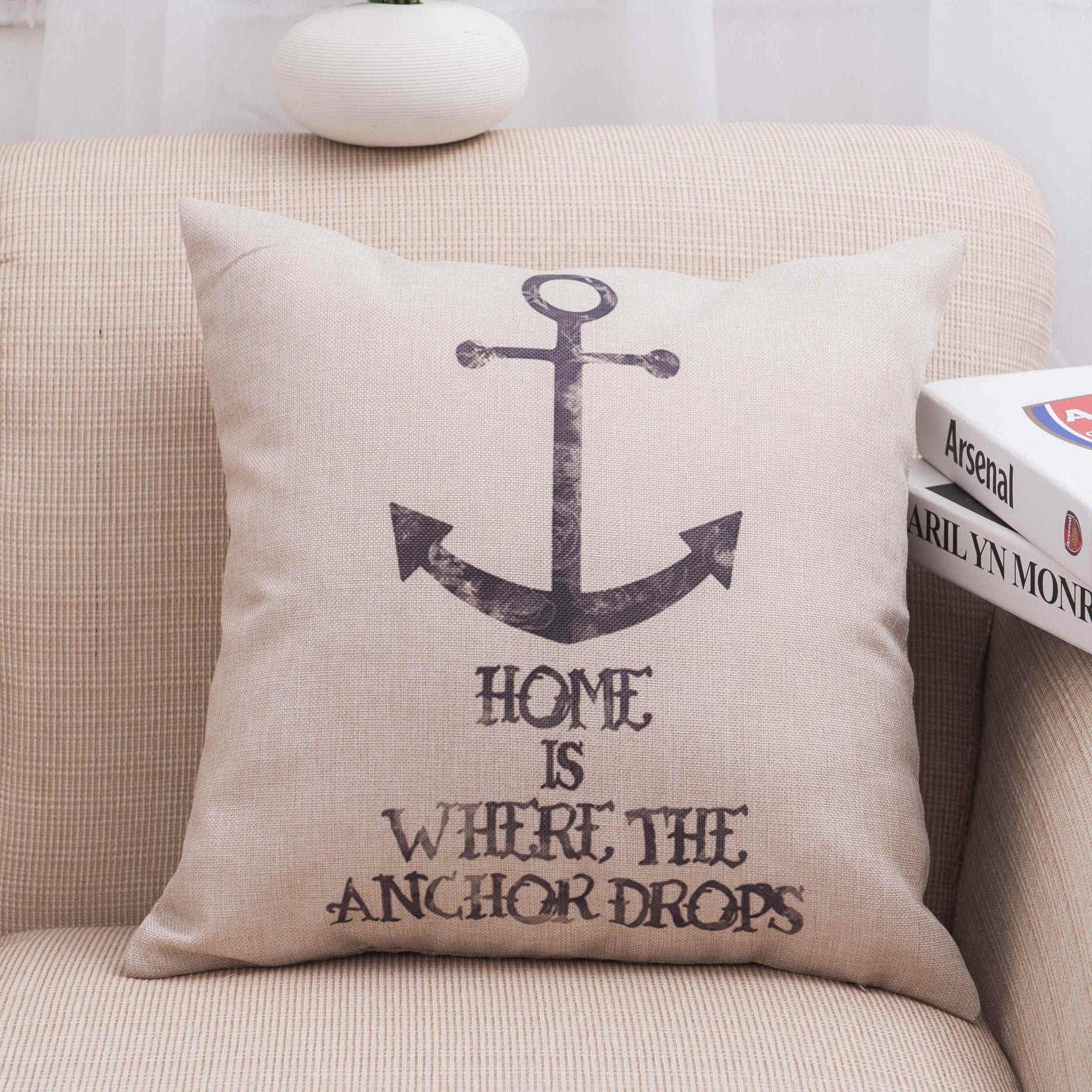 Nautical Navy Inspired Pillow Covers-Theone Apparel