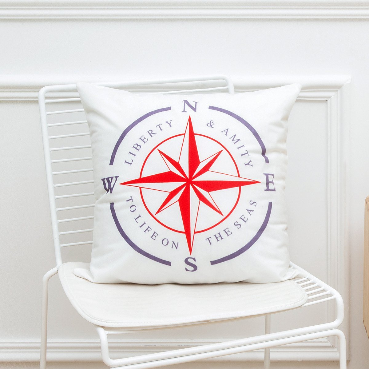 Nautical Navy Inspired Pillow Covers-Theone Apparel