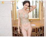 Set di lingerie lussuoso illusioni sbiadite