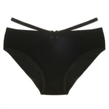 Opaque Low Rise Panties with String Waist Band