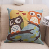 Owl Cuties Kids Square Pillow Capa