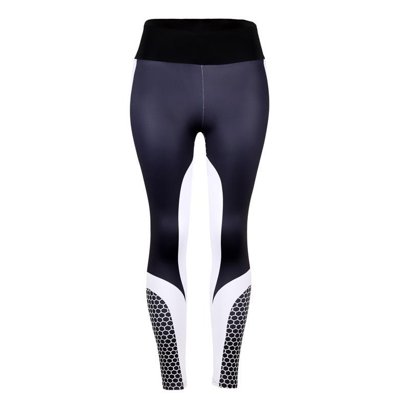 Perfect Match Honeycomb Sport Tights-Theone Apparel
