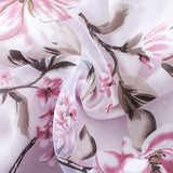 Pink Flower Print Sleeveless Dress