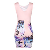 Pinks and Pastels Floral Print Dress