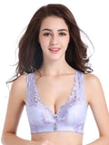 Plunging Escape V Bra with Embroidery & Sparkler - Theone Apparel