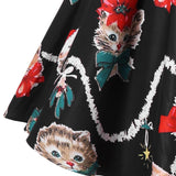 Plus Size Christmas Kitten Dress