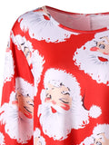 Plus Size Smiling Santa Swing Dress