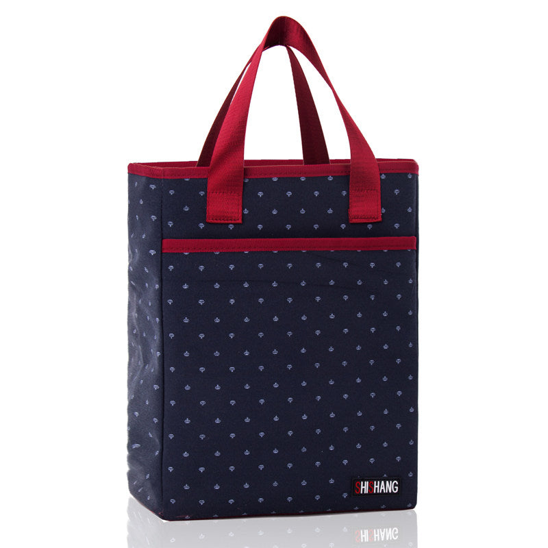 Preppy Print Extra Tall Tote Bags-Theone Apparel