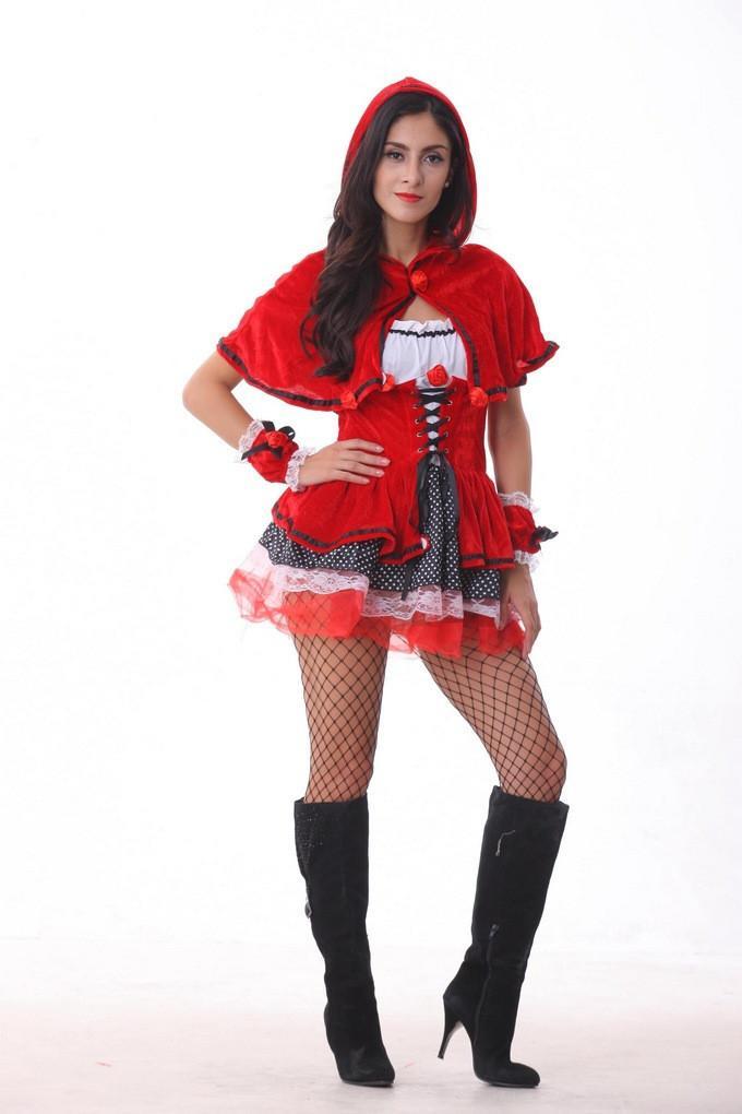 Naughty Little Red Riding Hood Halloween Cosplay Costume