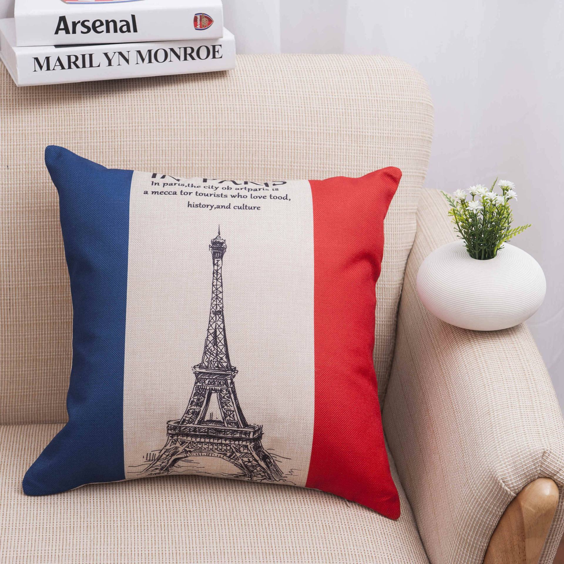 Red White and Blue Patriotic Pillow Covers-Theone Apparel