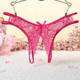 Crotchless Hip Strap Lace Panty - Theone Apparel
