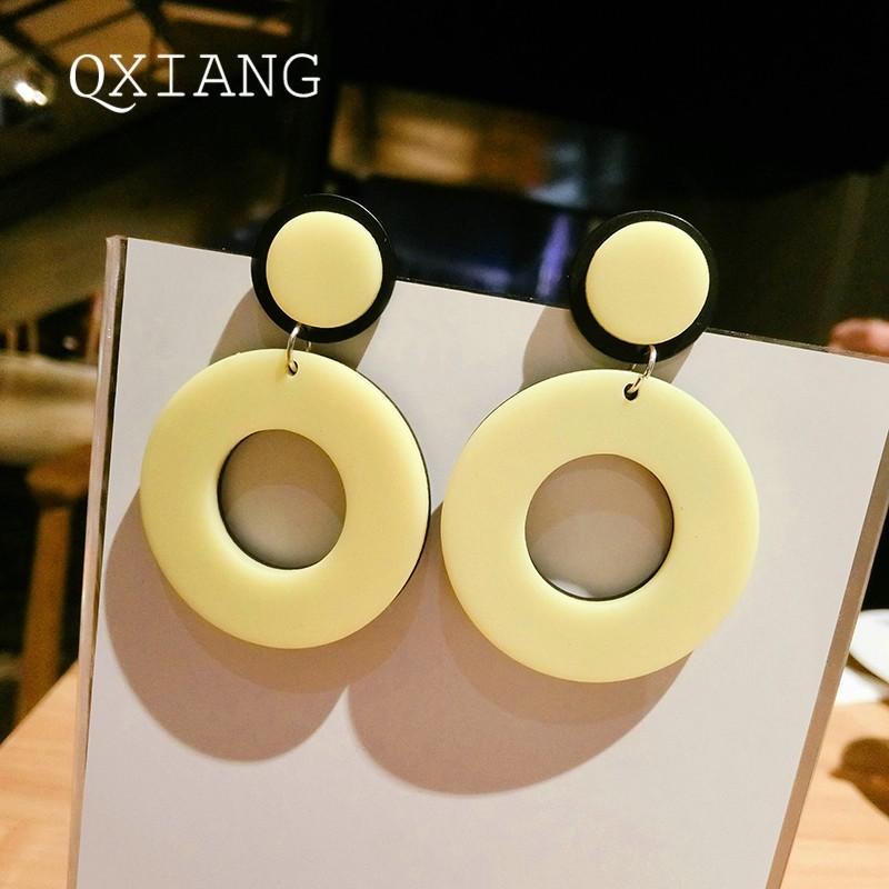 Round Doughnut Retro Fashion Earrings-Theone Apparel