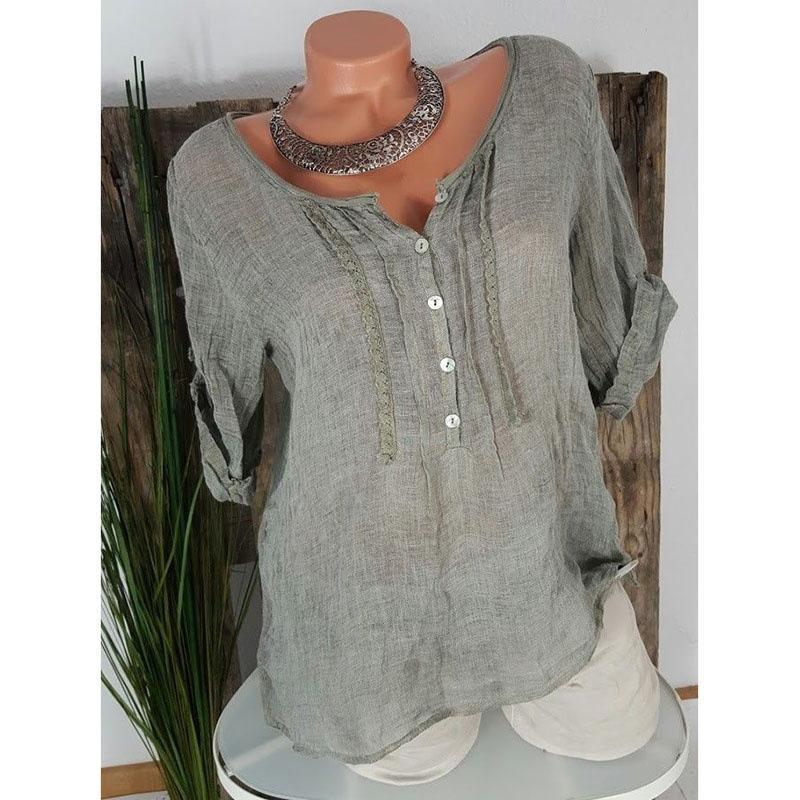 Ruffle Pleat Cuff Sleeve Top-Theone Apparel