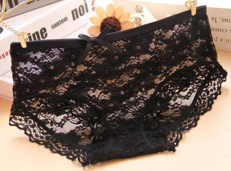 Ruffled Black Lace Hipster Panty-Theone Apparel