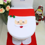 Santa Claus Christmas Bathroom Decorations
