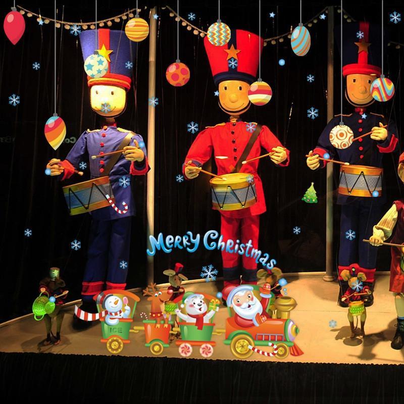 Santa Claus Train Wall Stickers