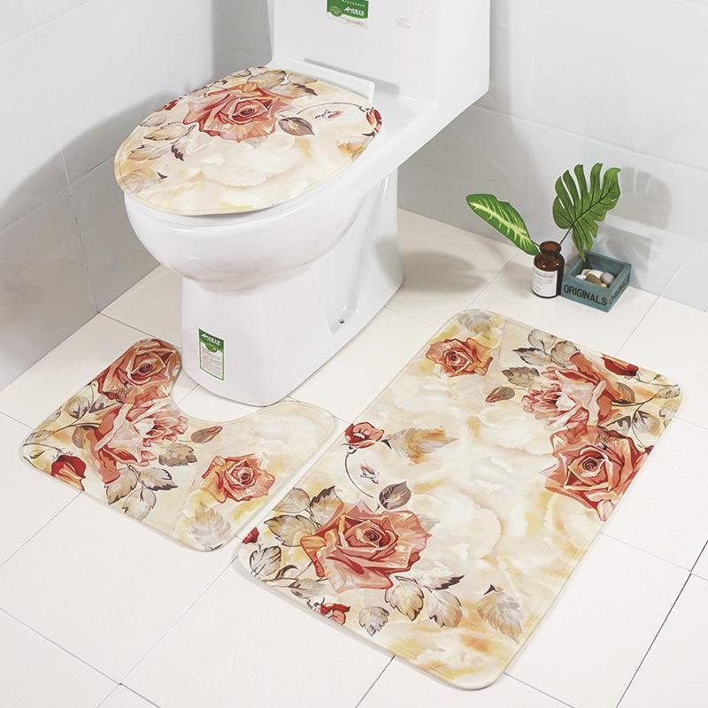 Scenes From Nature Bathroom Rug Set-Theone Apparel
