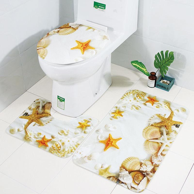 Scenes From Nature Bathroom Rug Set-Theone Apparel