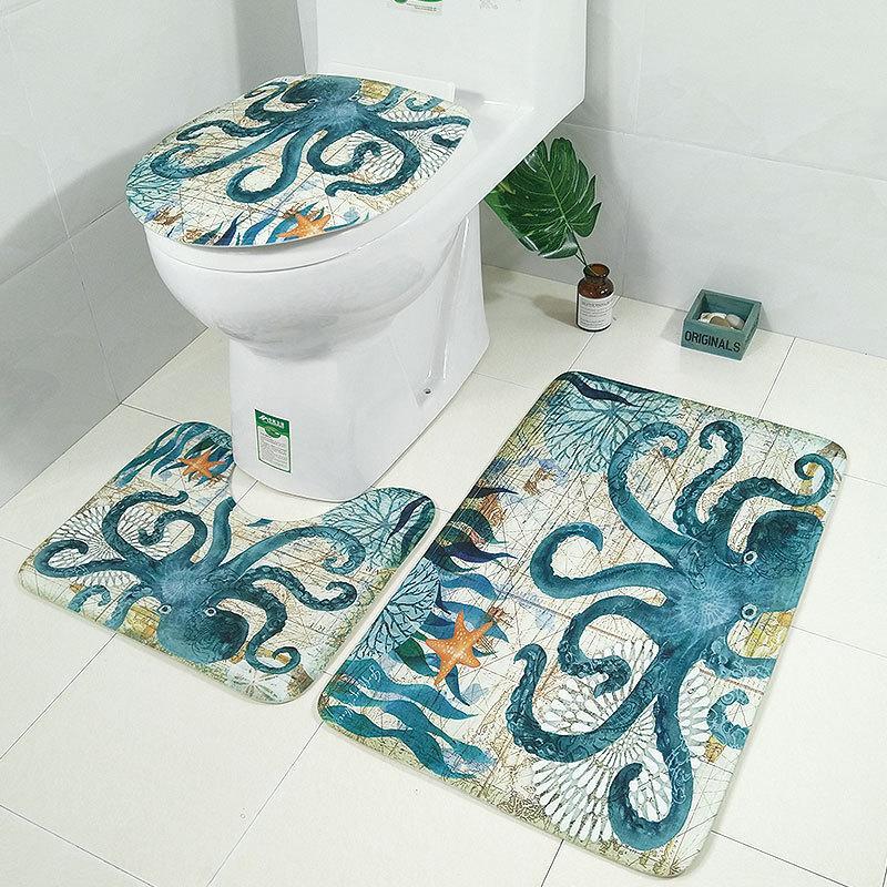 Scenes From Nature Bathroom Rug Set-Theone Apparel