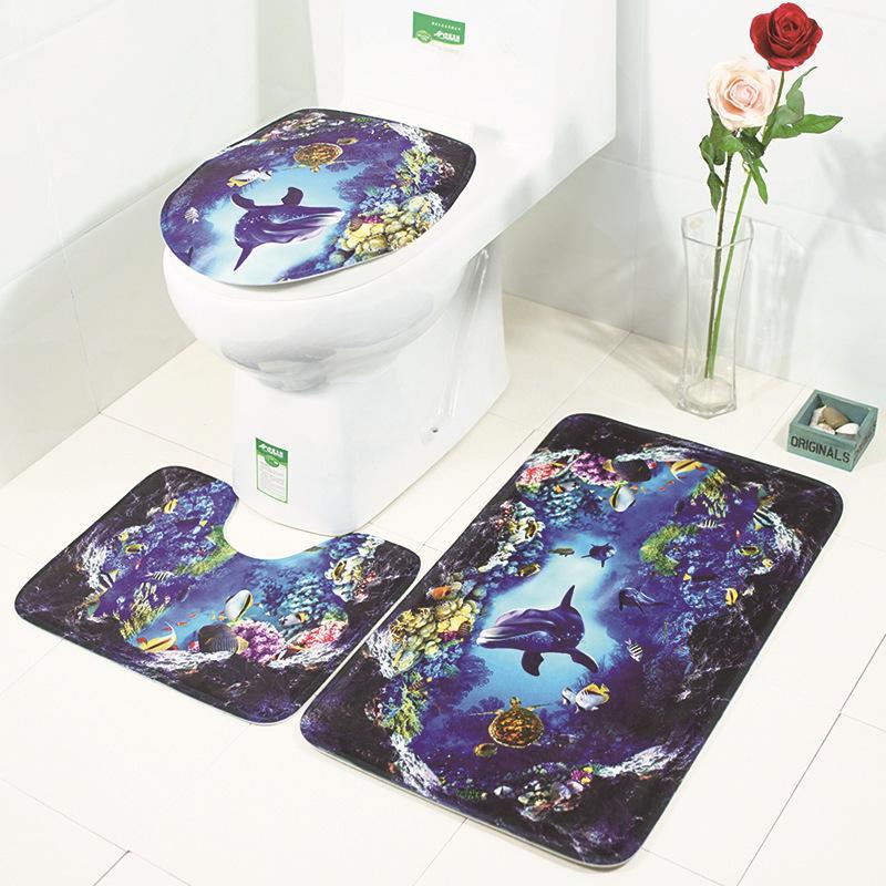 Scenes From Nature Bathroom Rug Set-Theone Apparel