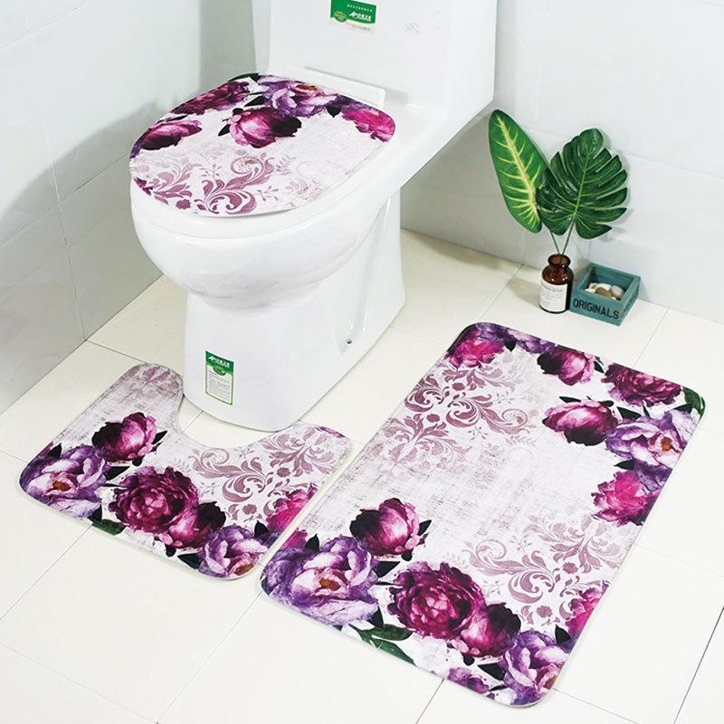 Scenes From Nature Bathroom Rug Set-Theone Apparel