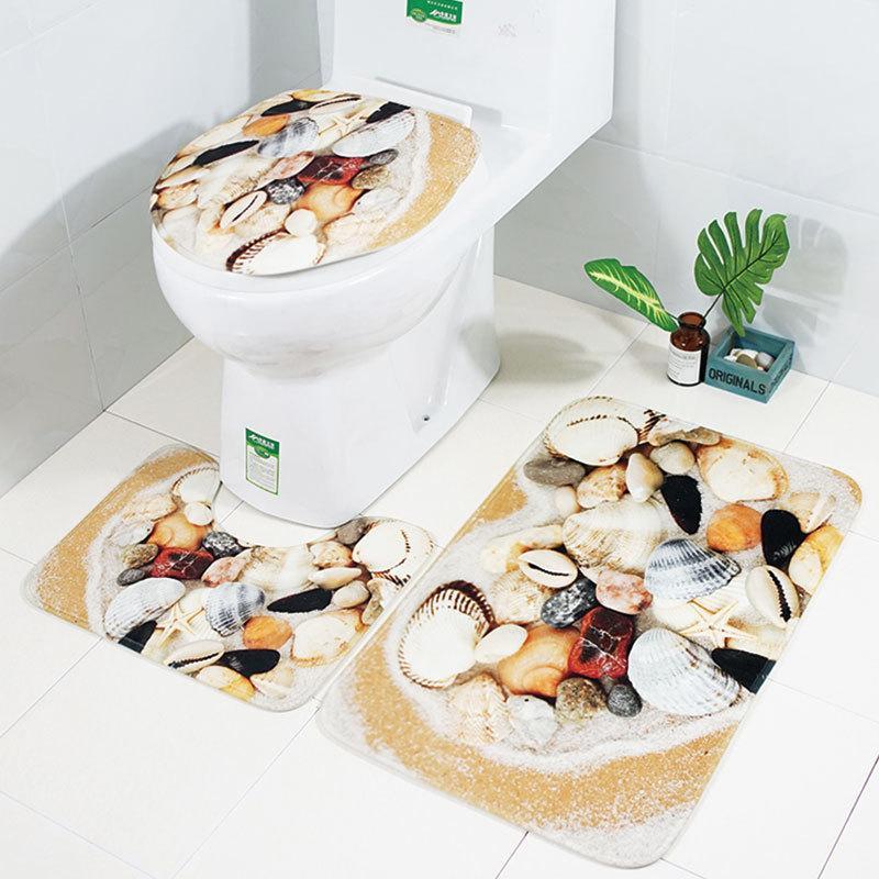 Scenes From Nature Bathroom Rug Set-Theone Apparel