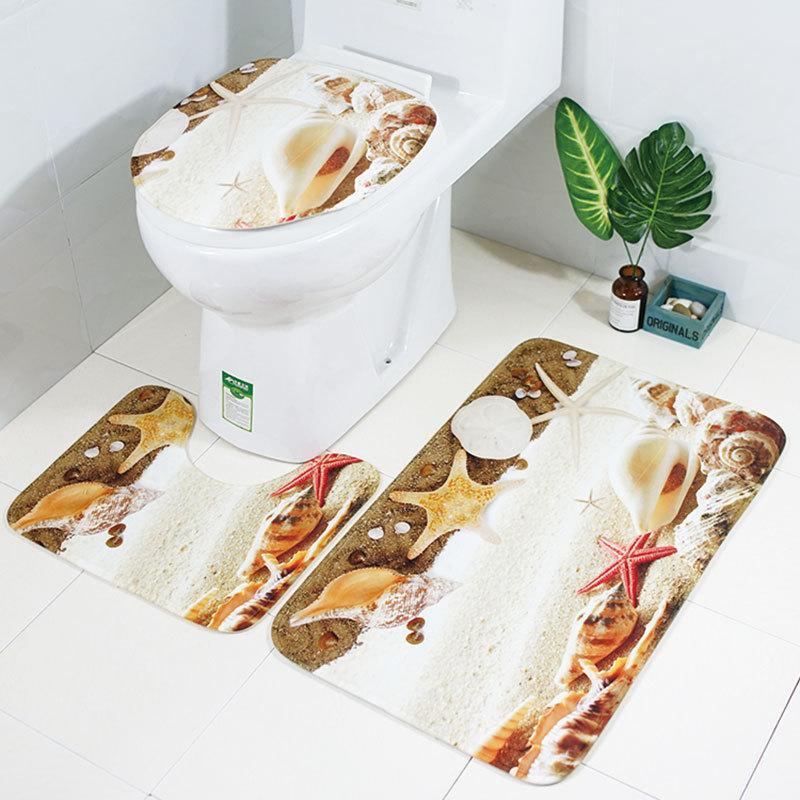 Scenes From Nature Bathroom Rug Set-Theone Apparel