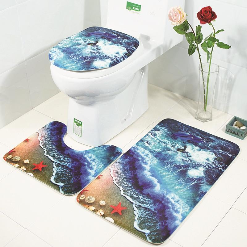 Scenes From Nature Bathroom Rug Set-Theone Apparel